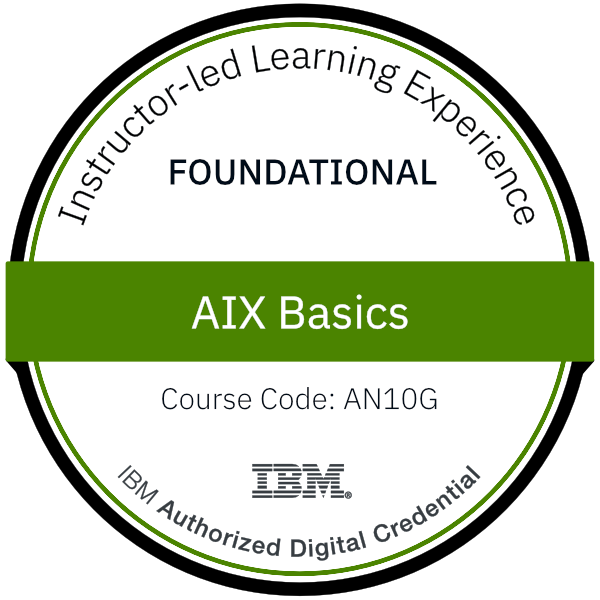 AIX Basics - Code: AN10G