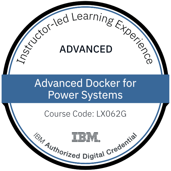 Advanced Docker for Power Systems - Code: LX062G