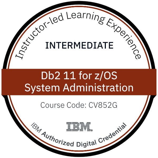 Db2 11 for z/OS System Administration - Code: CV852G