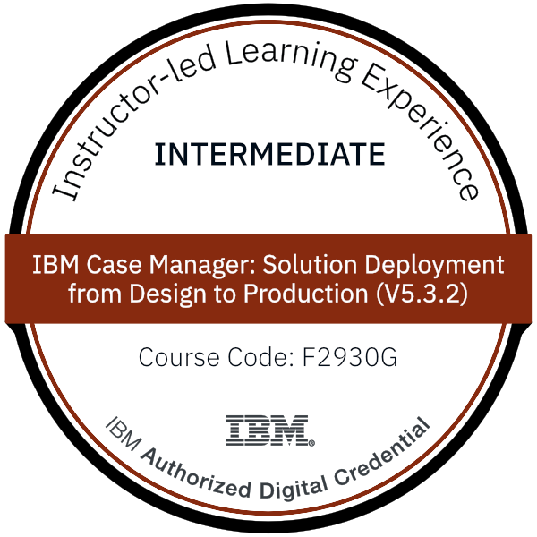 Report Studio Foundation IBM Digital Badge