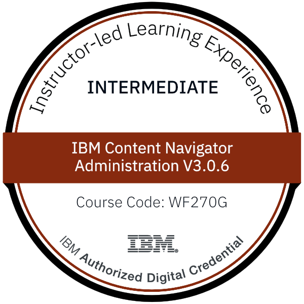 Report Studio Foundation IBM Digital Badge