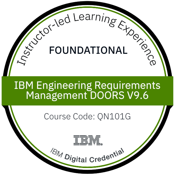 Report Studio Foundation IBM Digital Badge