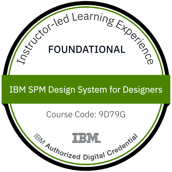 IBM SPM Design System for Designers - Code: 9D79G