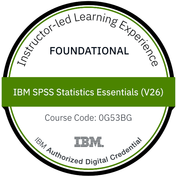 Report Studio Foundation IBM Digital Badge