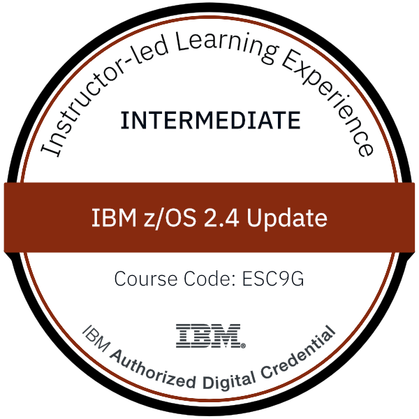 IBM z/OS 2.4 Update - Code: ESC9G IBM z/OS 2.4 Update - Code: ESC9G