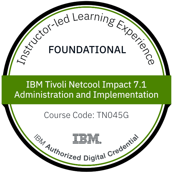 Report Studio Foundation IBM Digital Badge