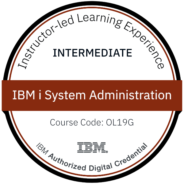 IBM i System Administration - Code: OL19G