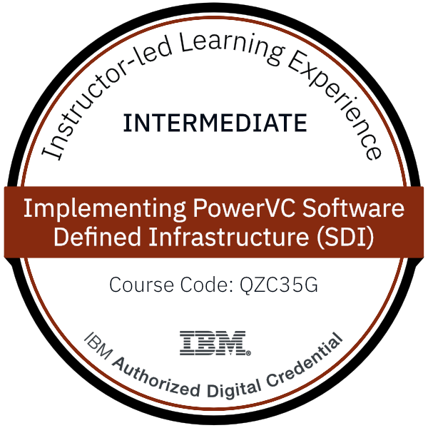 Implementing PowerVC Software Defined Infrastructure (SDI) - Code: QZC35G