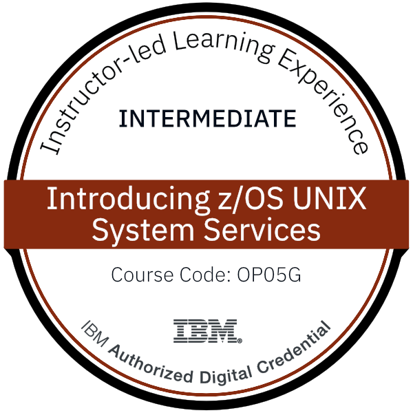 Introducing z/OS UNIX System Services - Code: OP05G Introducing z/OS UNIX System Services - Code: OP05G
