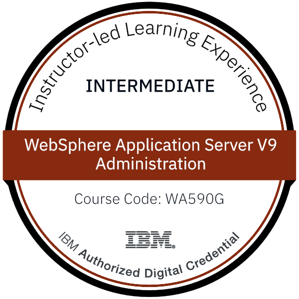 WebSphere Application Server V9 Administration - Code: WA590G