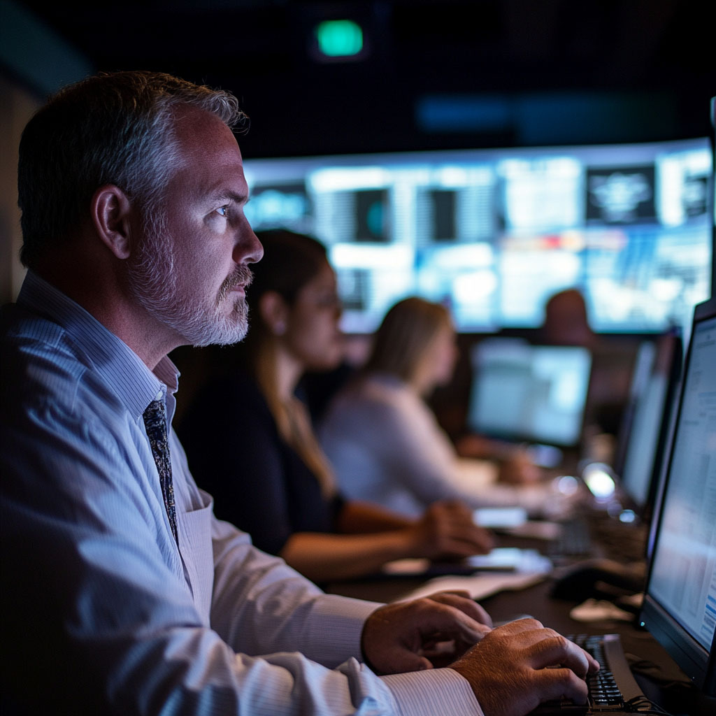 Cybersecurity Training Session - Professionals Focused on Compliance and Risk Assessment