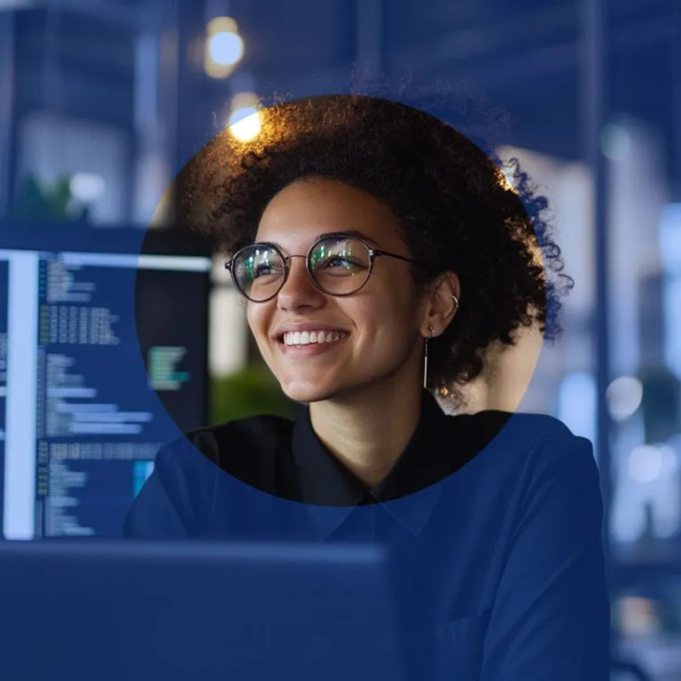 Skilled IT professional is confidently pursuing advanced training through the IBM Learning Subscription