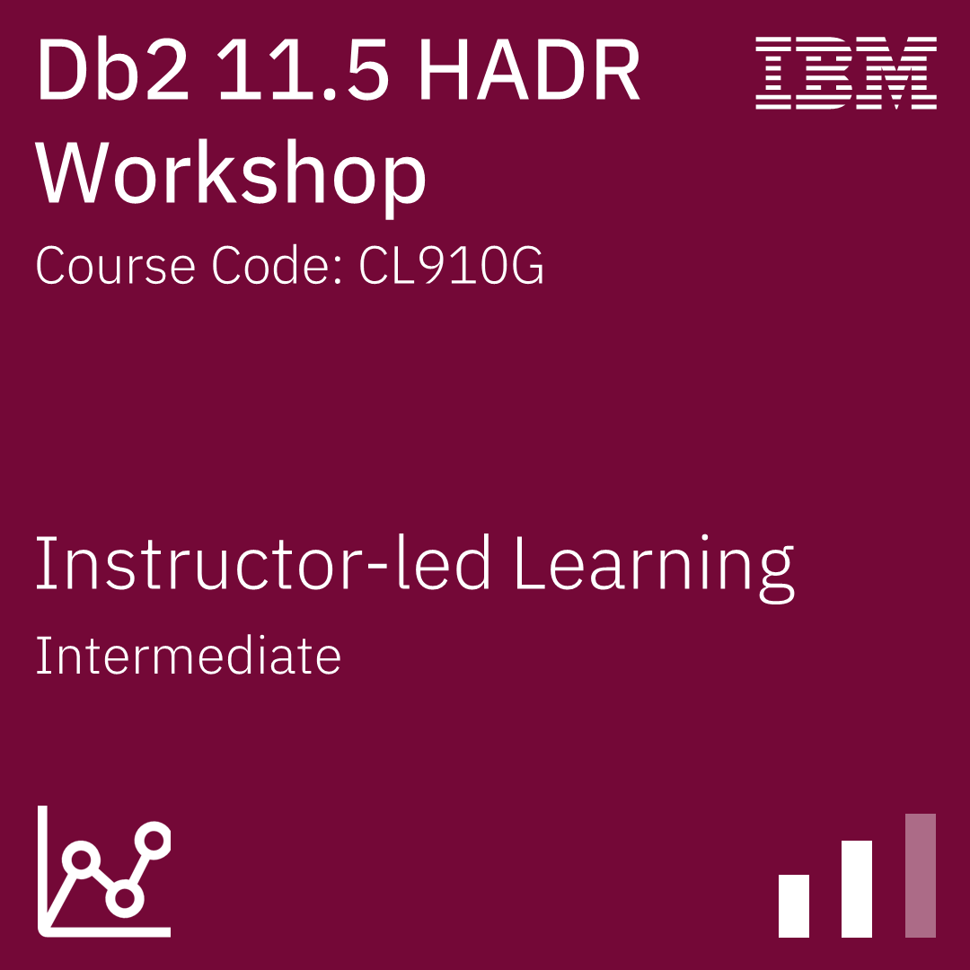 Db2 11.5 HADR Workshop - Code: CL910G