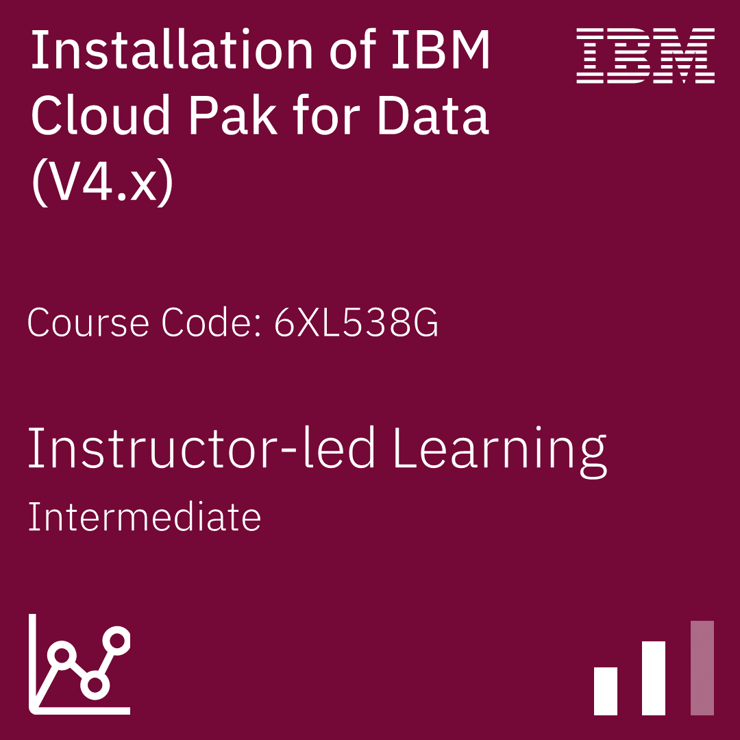 Installation of IBM Cloud Pak for Data (V4.x) - Code: 6XL538G