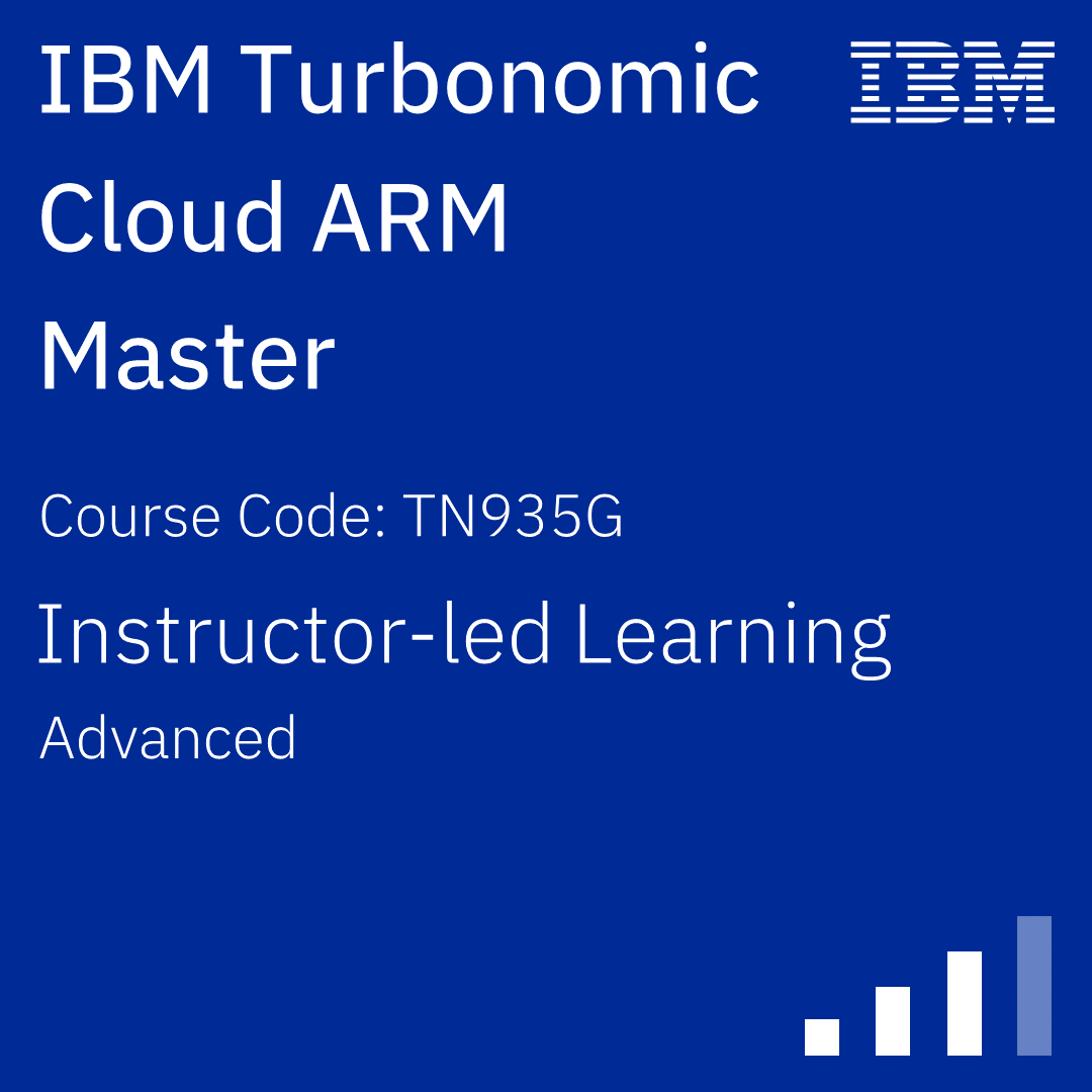 IBM Turbonomic Cloud ARM Master - Code: TN935G