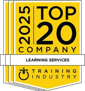 Top 20 Learning Services Company badges