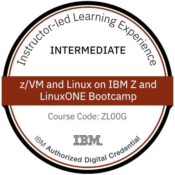 z/VM and Linux on IBM Z and LinuxONE Bootcamp - Code: ZL00G